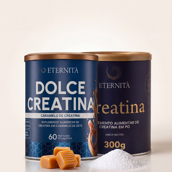 Combo Essencial · Caramelo + Creatina Pó