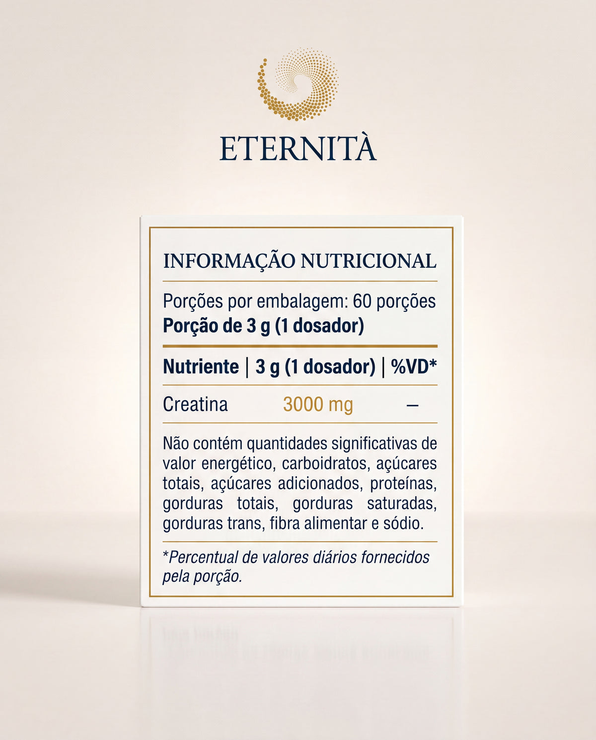 Tabela Nutricional — Creatina Creavitalis (1)