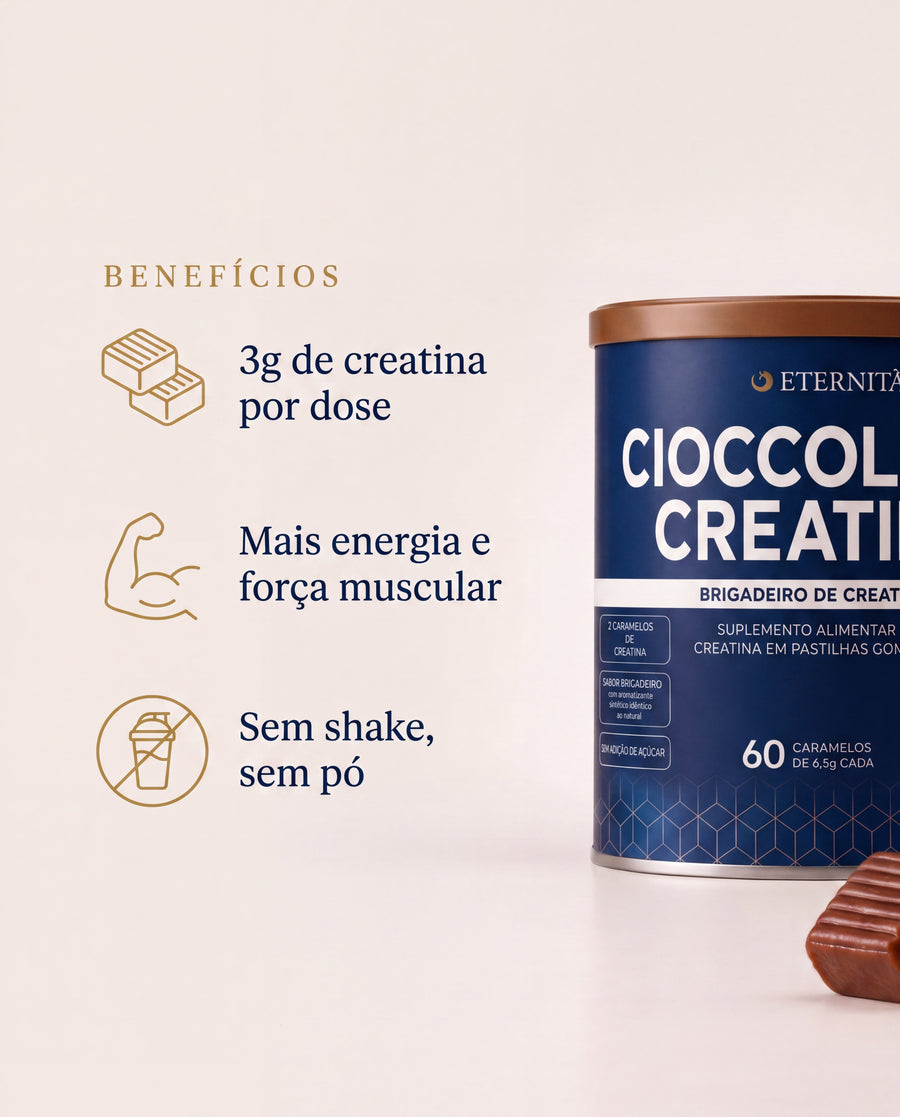 ETERNITÀ Cioccolato Creatina Brigadeiro de Creatina (2)