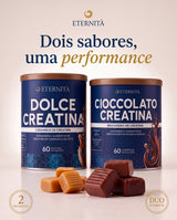 A primeira creatina saborizada do Brasil — Combo Sabores Premium ETERNITÀ